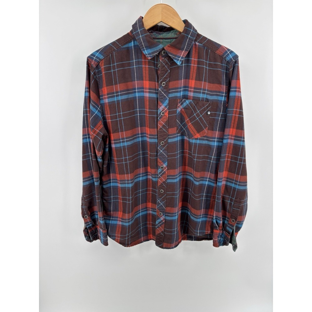 Marmot Flannel Shirt Men's M Plaid Button Up Long Sleeve Casual Outdoor Gorpcore